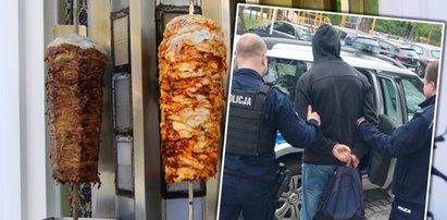 Pożerał darmowe kebaby, terroryzując obsługę lokalu. 25-latkowi grozi więzienie