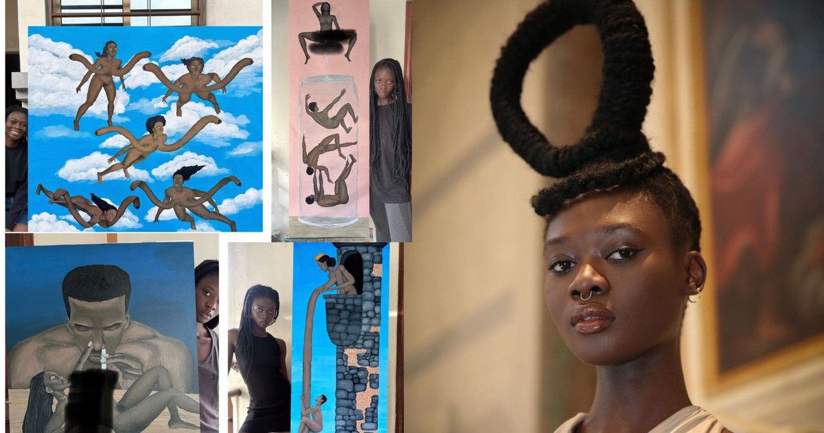 Ivorian artist Letitia Ky paints naked black women in sexual, grotesque positions - Vimarsana News