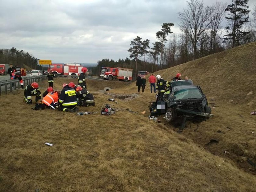 Groźny wypadek pod Grudziądzem