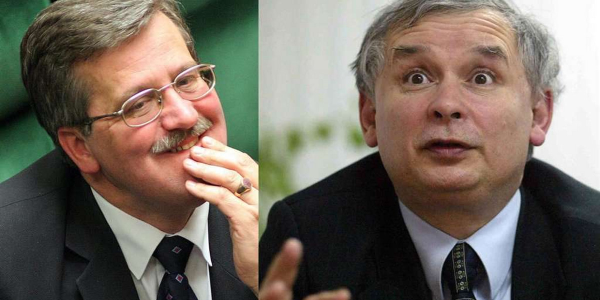 komorowski, kaczyński, głupie zdjęcia