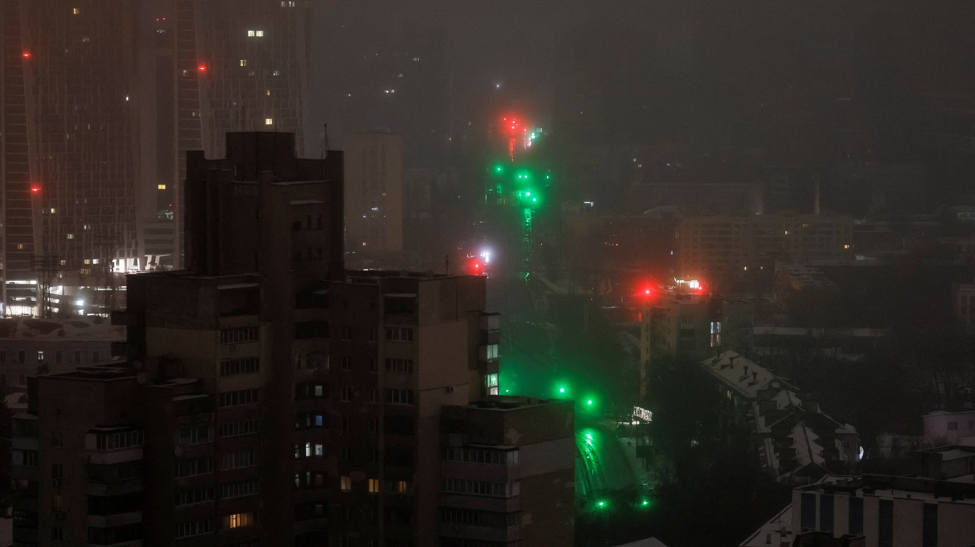 Ruský útok na Kyjev