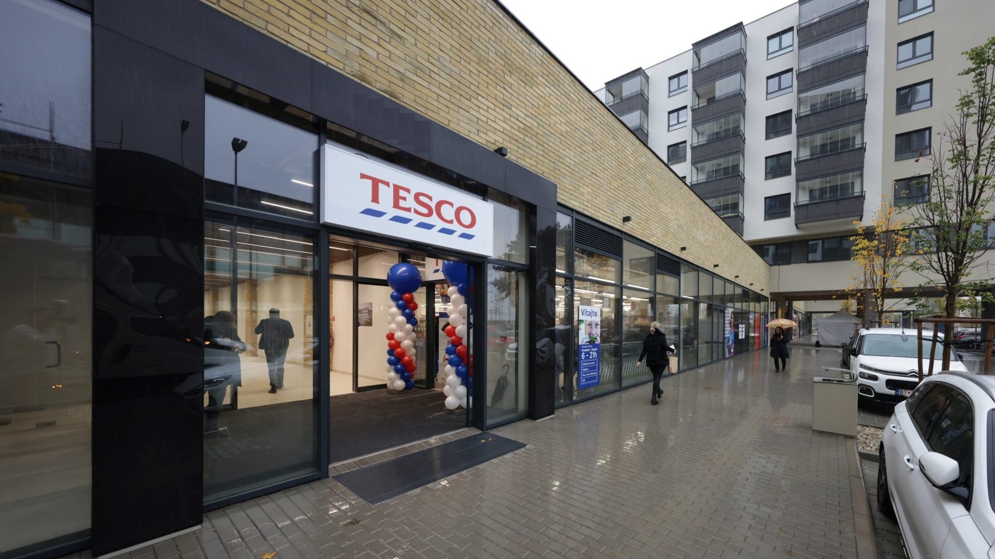 Predajňa Tesco.