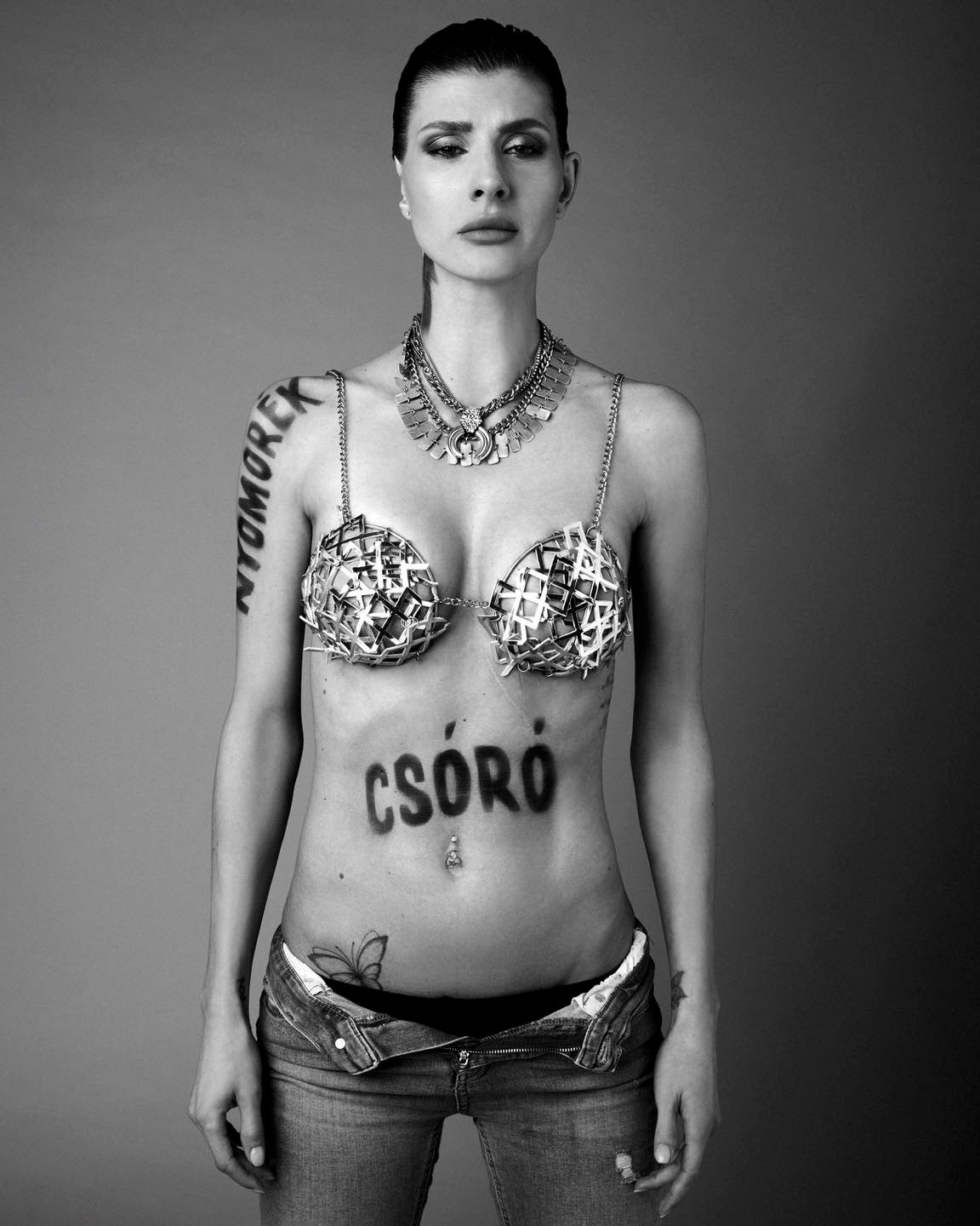 Ella Zafira a Next Top Model Hungary egyik versenyzője Stylist: Kiss Márk