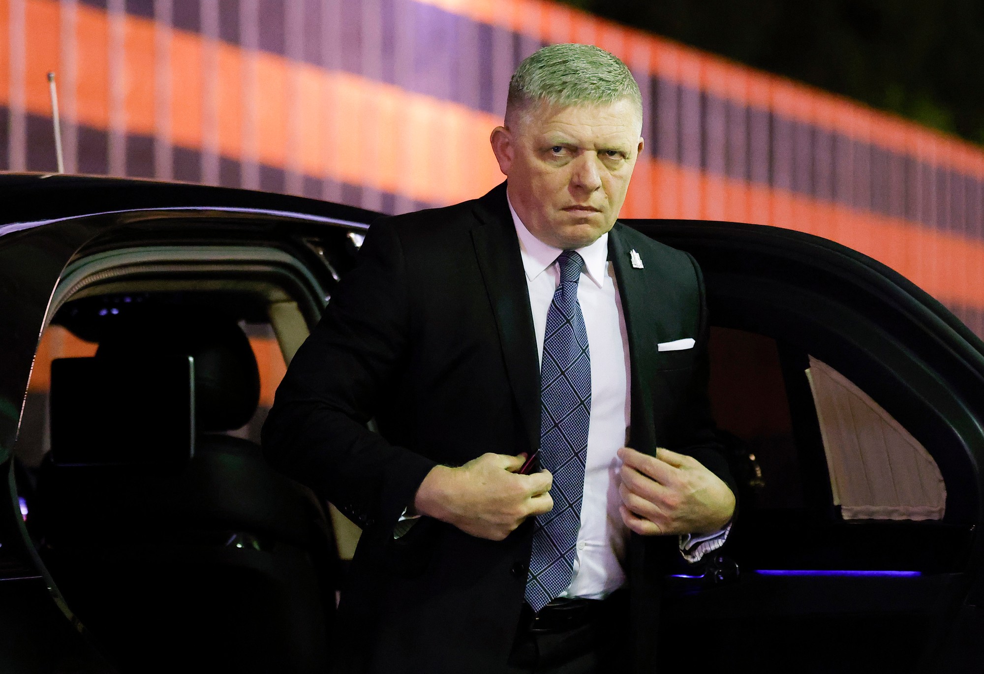 Premiér SR Robert Fico (Smer-SD) prichádza do Kremľa na stretnutie s ruským prezidentom Vladimirom Putinom.