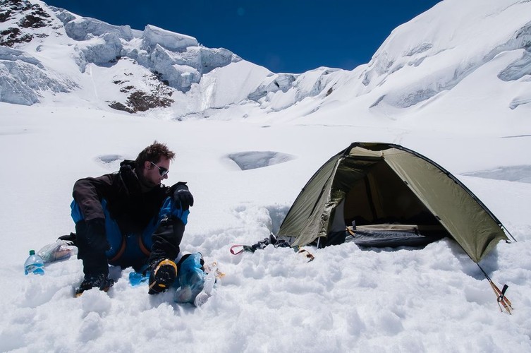 Campo Argentino 5600m n.p.m., Boliwia; fot. T. Bogusz / Pirania na kolację