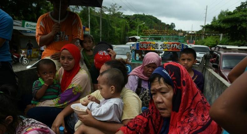 Resident are fleeing from Marawi city, where gunmen allied with the Islamic State group went on the rampage