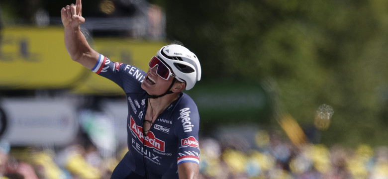 Tour de France: Mathieu van der Poel na czele 2. etapu