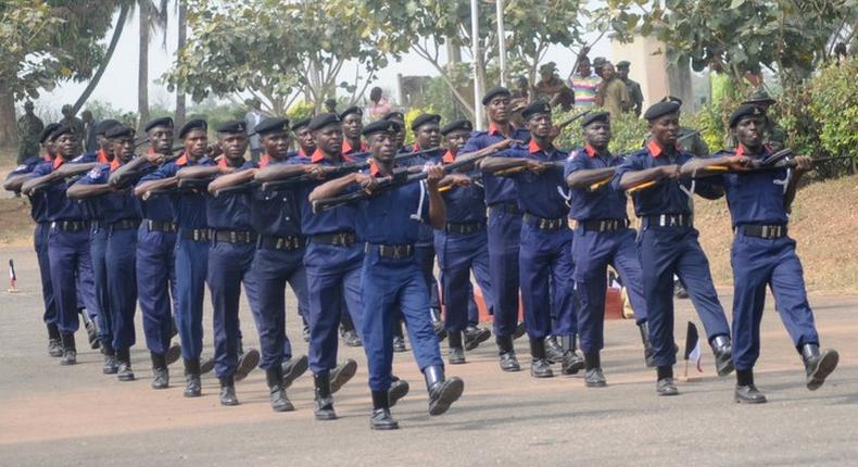 Illustrative photo of NSCDC officers.