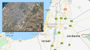 Strefa Gazy jest rozmazana na zdjęciach satelitarnych Google