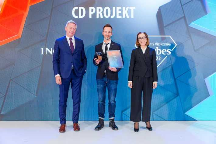 CD Projekt S.A. (oprogramowanie komputerowe) - 1. miejsce w kategorii "Przychody powyżej 250 mln zł" (woj. mazowieckie)