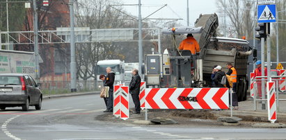 Korki z powodu remontu na skrzyżowaniu Marszałków