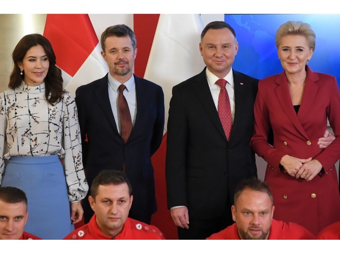 Księżna Maria Elżbieta i książę Fryderyk oraz Andrzej Duda i Agata Kornhauser-Duda