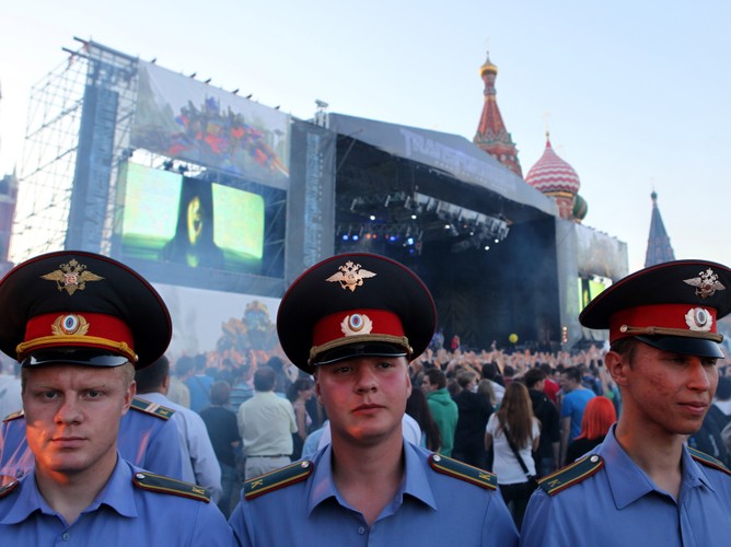 Koncert Linkin Park na premierze 'Transformers 3' w Moskwie