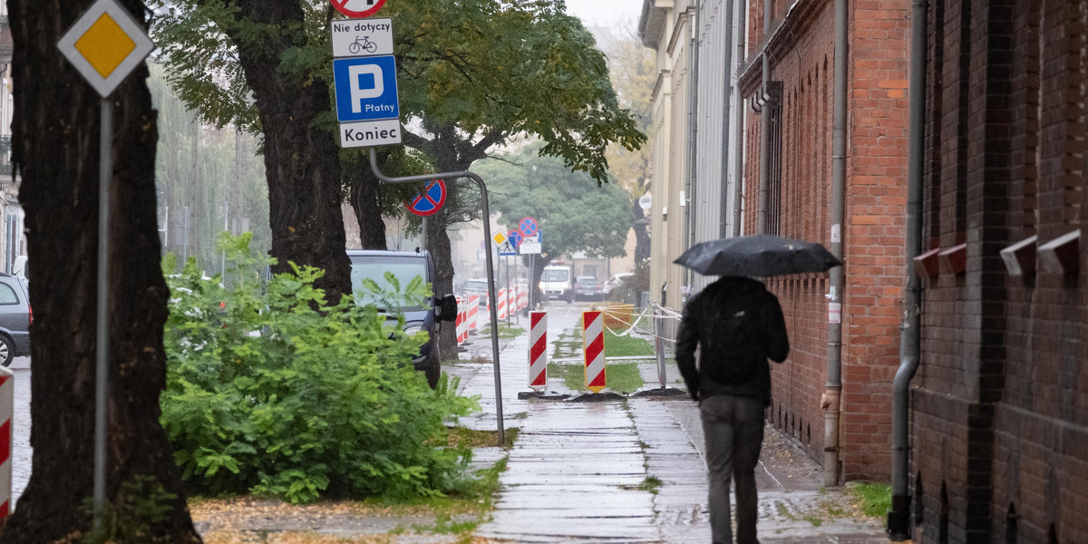 Ulica Kolejowa w Poznaniu.