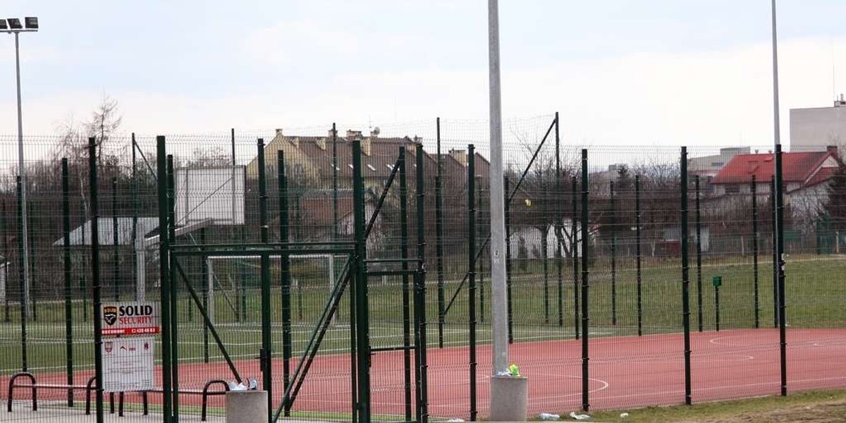 Zamknięty stadion Orlików w Krakowie