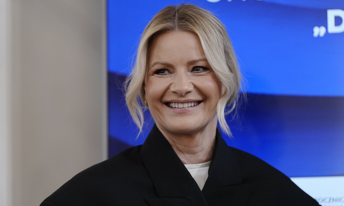 Małgorzata Kożuchowska bez grama makijażu. Uwagę zwraca jej kompan [zdjęcie]