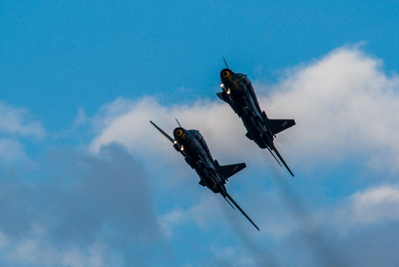 Su22 na pokazach Air Show w Radomiu