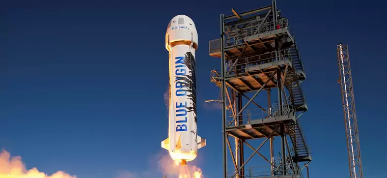 Blue Origin leci w kosmos, na pokładzie Jeff Bezos. Oglądaj na żywo