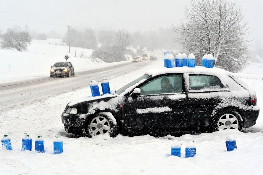 Sneg na magistrali Užice-Zlatibor 