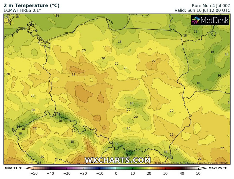 Temperatura nie ulegnie większym zmianom