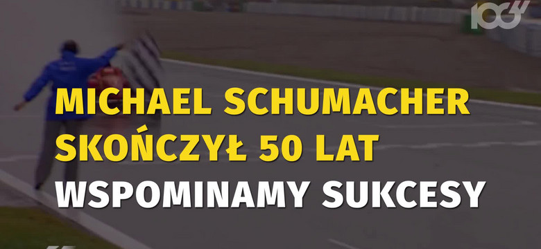 Michael Schumacher skończył 50 lat. Wspominamy jego sukcesy