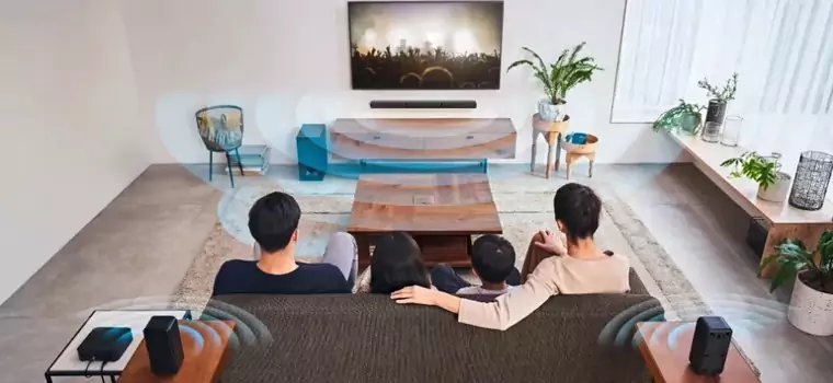 Sony HT-S40R to soundbar z bezprzewodowymi głośnikami