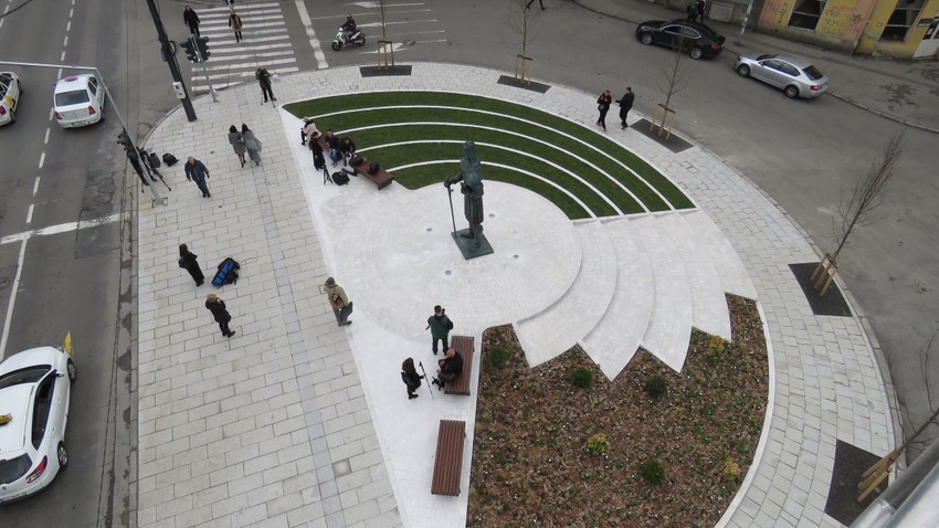 Ovako sada izgleda skver 