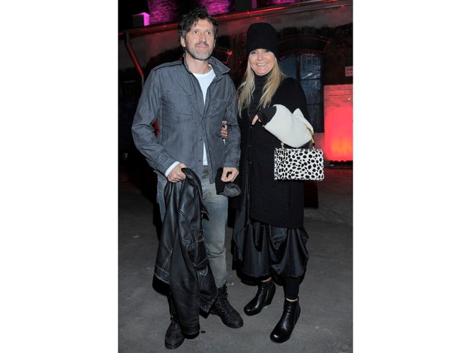 Monika Olejnik i Tomasz Ziółkowski na pokazie 'Pre Collection 2012' Gosi Baczyńskiej.