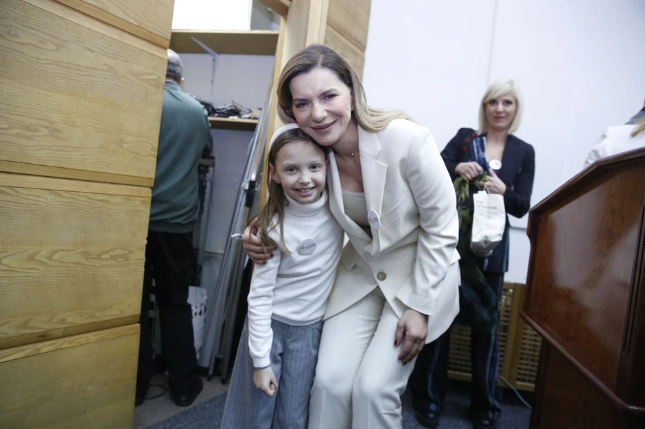 Sanja Radojević Škodrić i mala Kruna