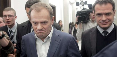 Humory premiera. Zobacz, jakie miny robi Tusk