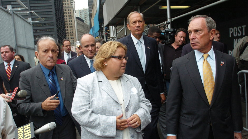 Tania z byłym i obecnym burmistrzem Nowego Jorku