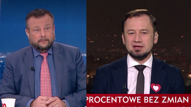 Absurdalna sytuacja w TVP Info. Po żarcie posła KO Adrian Klarenbach zaniemówił