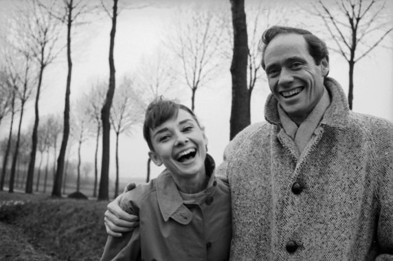 Audrey Hepburn i Mel Ferrer (1956)