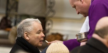 Kaczyński przyjął komunię świętą