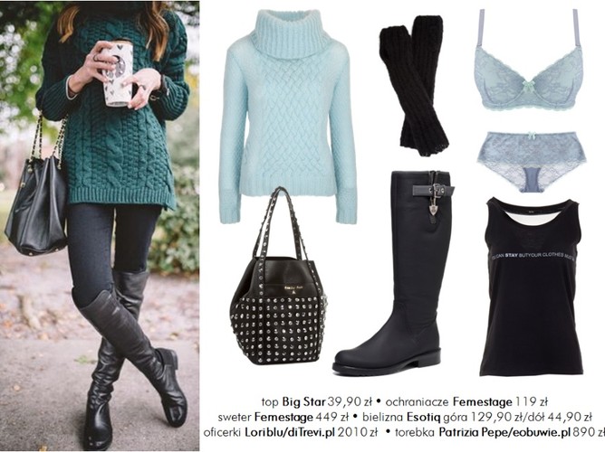 Modne STYLIZACJE z ciepłymi ubraniami