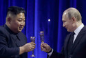 Kim Dzong Un i Władimir Putin. (2019 r.)