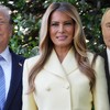Donald Tramp Melanija Tramp Vladimir Putin