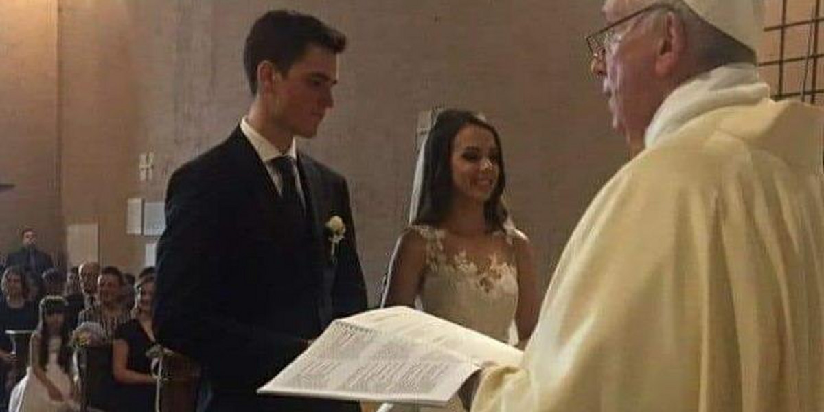 Papież udzielił im ślubu