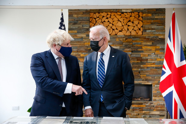 Boris Johnson i Joe Biden