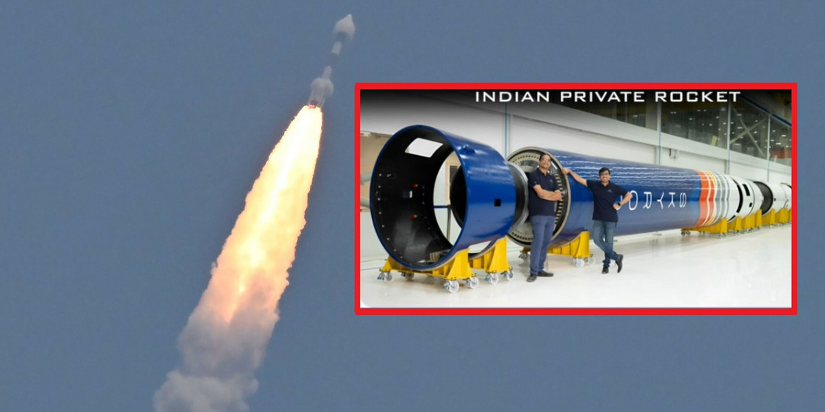 Skyroot Aerospace szykuje się do wystrzelenia rakiety Vikram-1. W tle: zdjęcie ilustracyjne