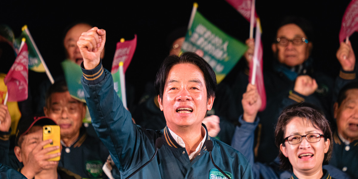 Według nieoficjalnych wyników zwycięzcą wyborów prezydenckich w Tajwanie jest prozachodni Lai Ching-Te.