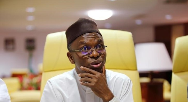 Executive Governor of Kaduna State Nasir El-Rufai speaks during an interview with Reuters in Kaduna, Nigeria  November 1, 2016. REUTERS/Afolabi Sotunde