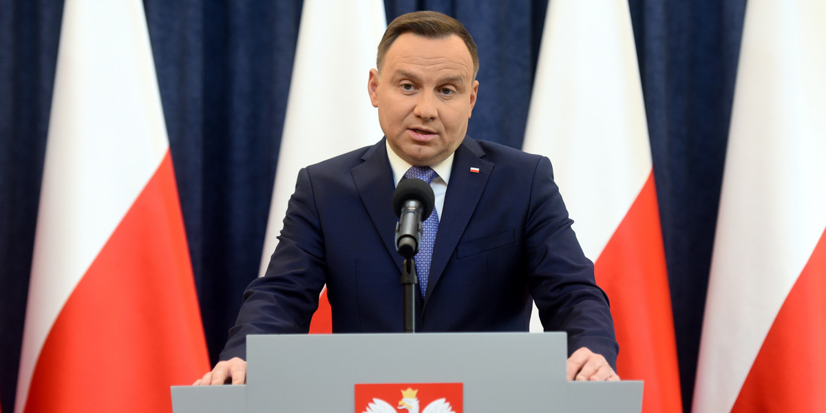 ANDRZEJ DUDA OSWIADCZENIE