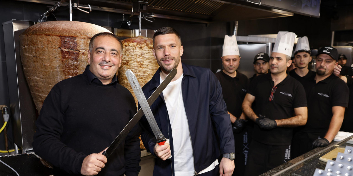 Lukas Podolski otworzył kebaba w Kolonii.
