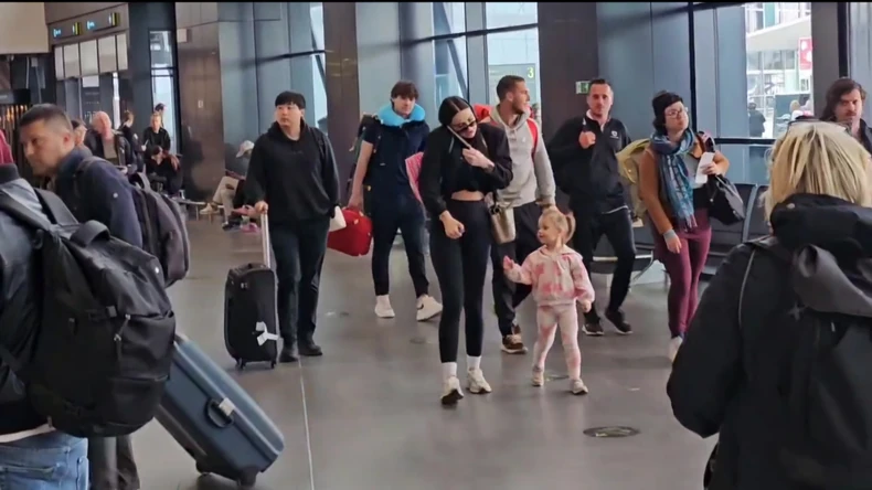 Katarina Grujić sa ćerkicom