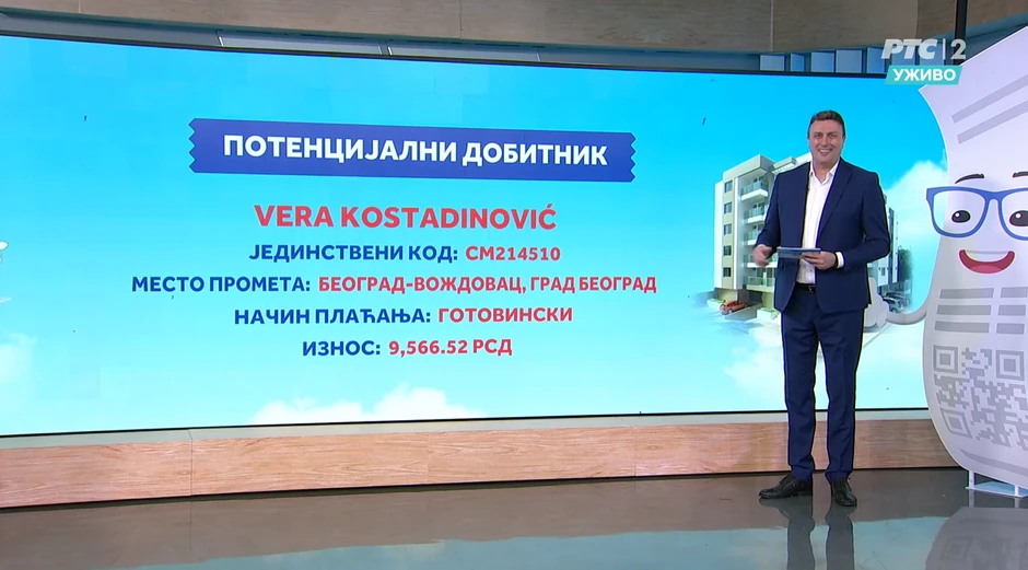 Potencijalni dobitnici u nagradnoj igri "Uzmi račun i pobedi"