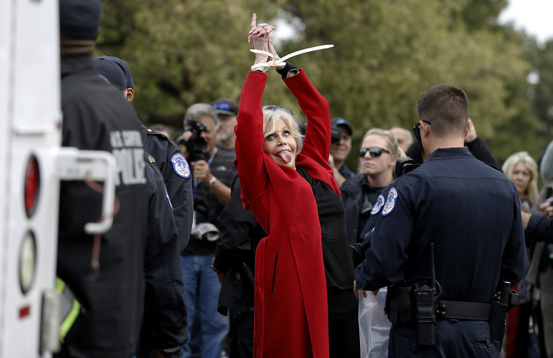 Jane Fonda była wielokrotnie aresztowana podczas protestów klimatycznych