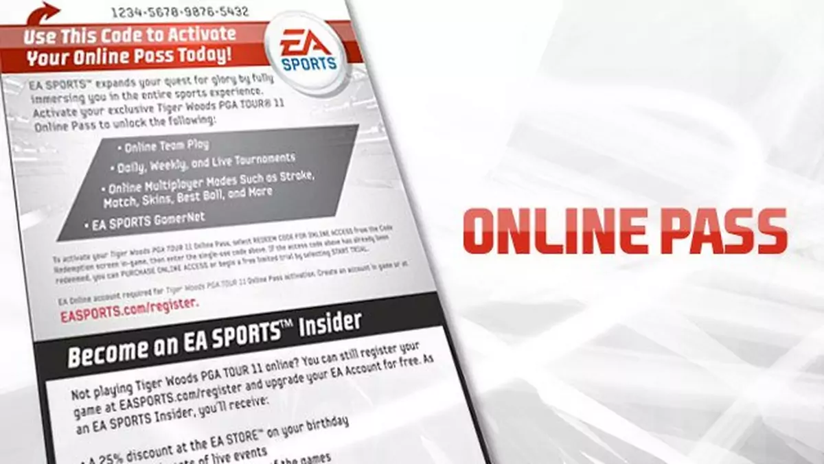 EA zarobiło ponad 10 milionów dolców dzięki Online Pass