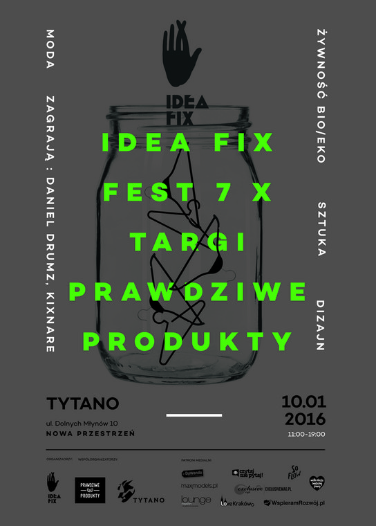 IDEA FIX FEST 7! Pierwsze WYPRZEDAŻOWE targi w Krakowie.