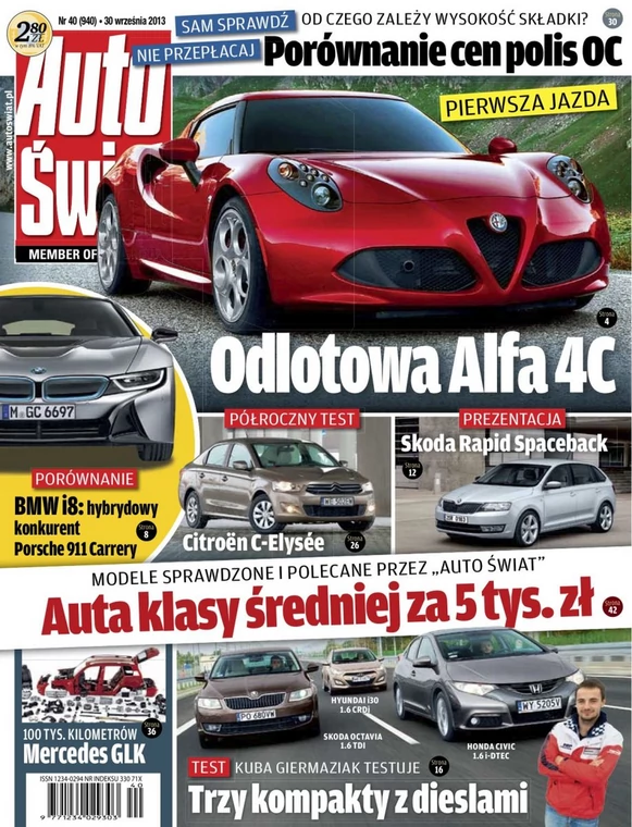 Auto Świat 40/2013 już w kioskach i na tabletach